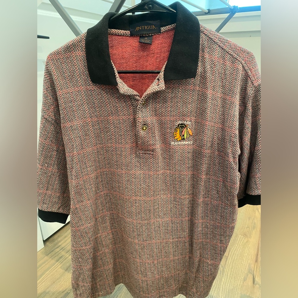 Vintage Chicago Blackhawks Polo - Size M (fits like L-XL)